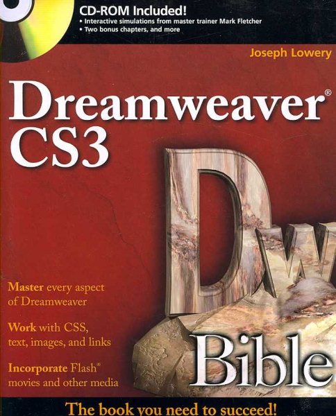 Dreamweaver CS3 Bible cover