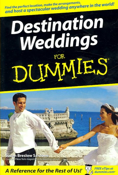 Destination Weddings For Dummies cover