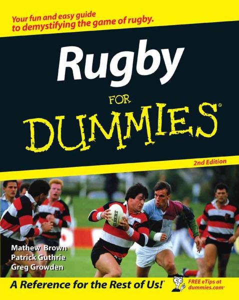 Rugby For Dummies cover