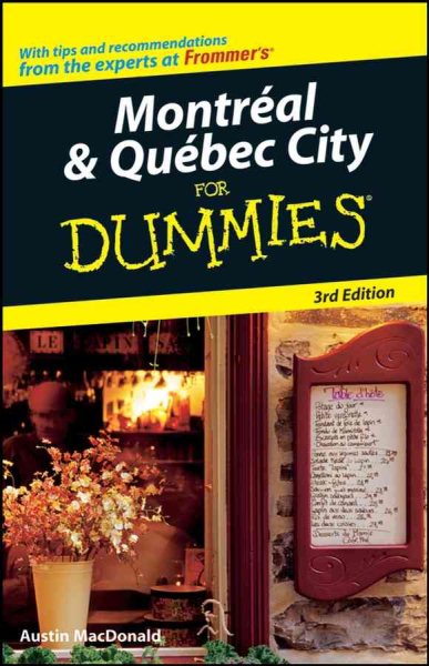 Montreal & Quebec City For Dummies cover