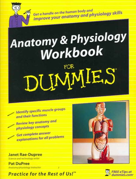 Anatomy and Physiology Workbook For Dummies cover