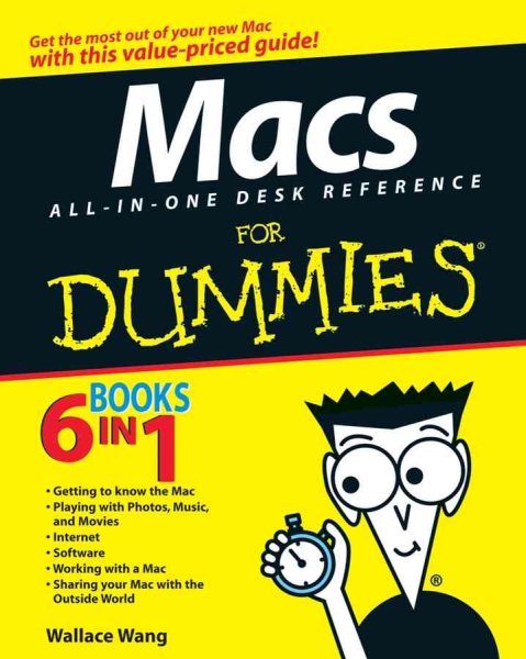 Macs All-in-One Desk Reference For Dummies cover