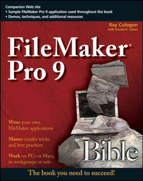 FileMaker Pro 9 Bible cover