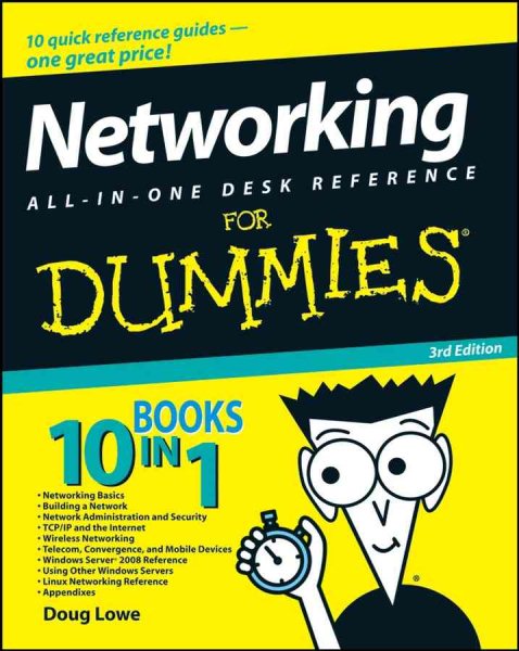 Networking All-in-One Desk Reference For Dummies cover