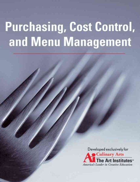 Purchasing, Cost Control, and Menu Management cover