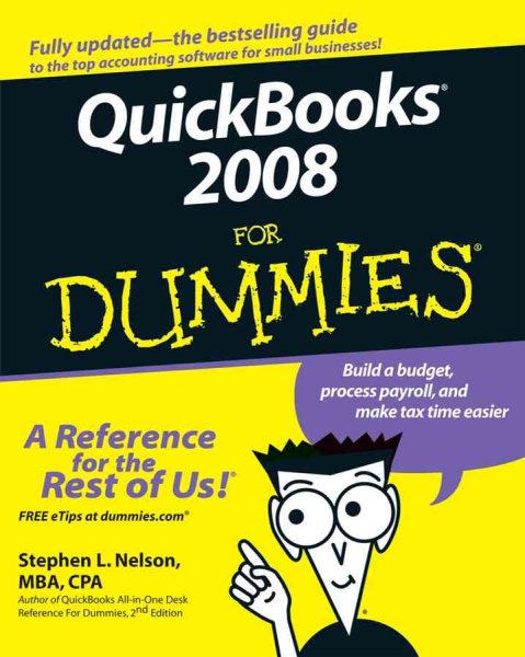 QuickBooks 2008 For Dummies cover