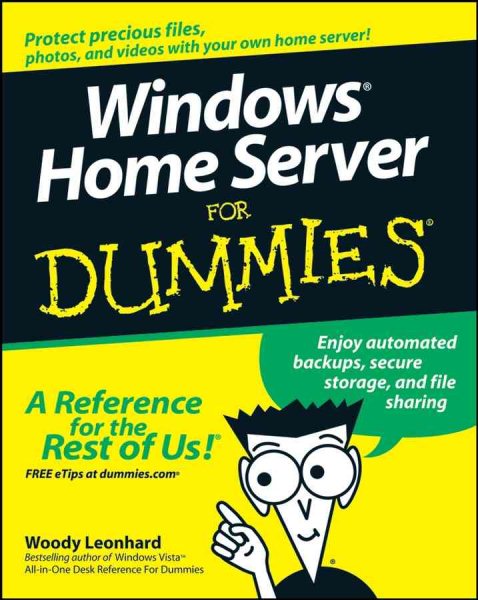 Windows Home Server For Dummies cover