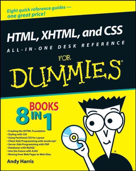HTML, XHTML, and CSS All-in-One Desk Reference For Dummies cover