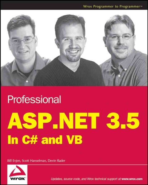 Professional ASP.NET 3.5: In C# and VB cover