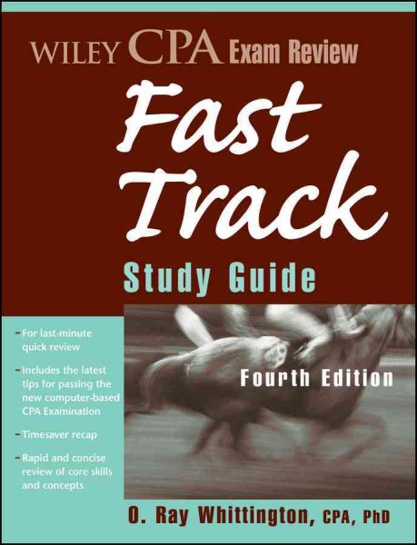 Wiley CPA Exam Review Fast Track Study Guide (Wiley CPA Examination Review Fast Track Study Guide) cover