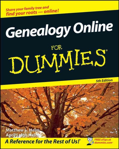 Genealogy Online For Dummies cover