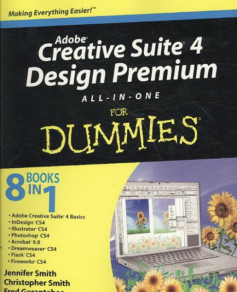 Adobe Creative Suite 4 Design Premium All-in-One For Dummies cover