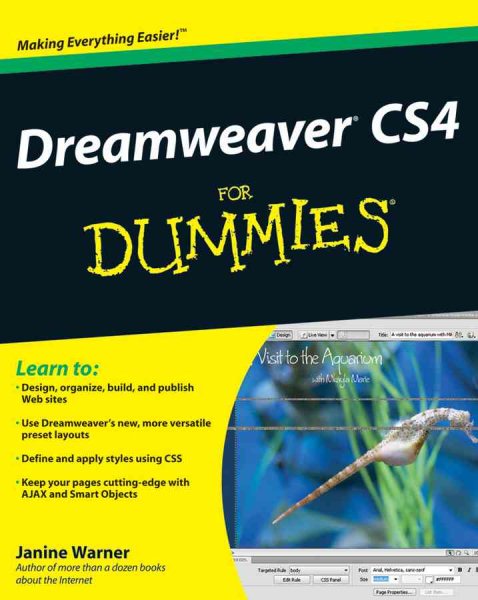 Dreamweaver CS4 For Dummies cover
