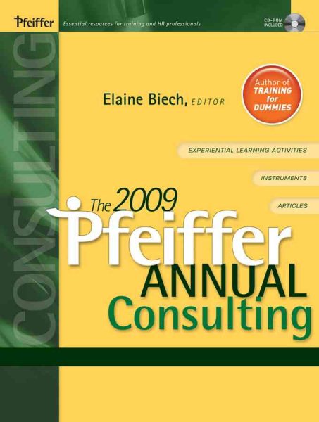 The 2009 Pfeiffer Annual: Consulting
