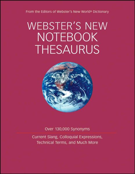 Webster's New Thesaurus Notebook cover
