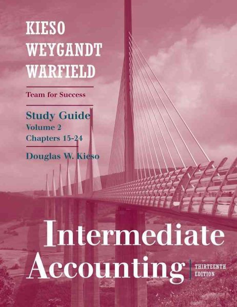 Study Guide, Volume II (Chapters 15-24) to accompany Intermediate Accounting cover