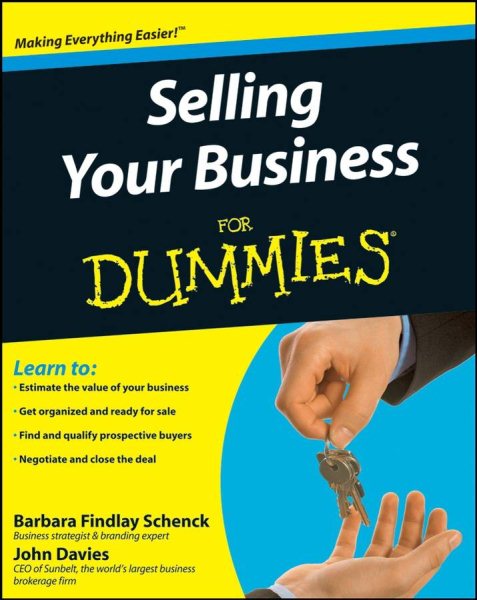 Selling Your Business For Dummies cover