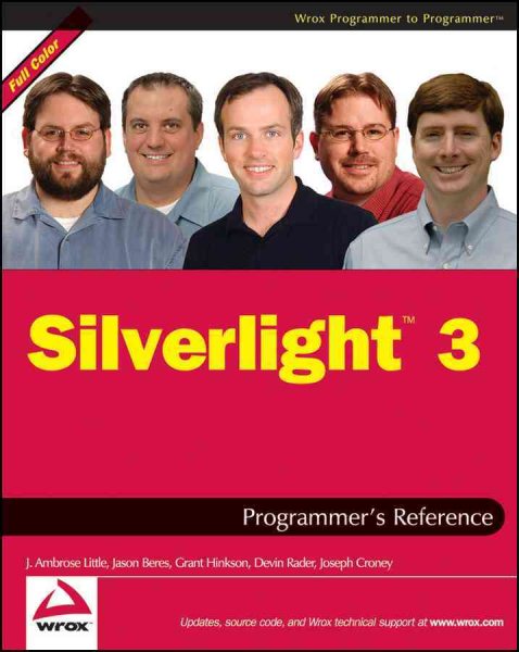 Silverlight 3 Programmer's Reference cover