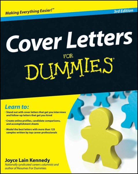 Cover Letters For Dummies cover