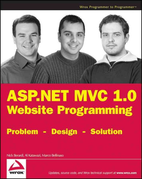 ASP.NET MVC 1.0 Website Programming: Problem - Design - Solution cover