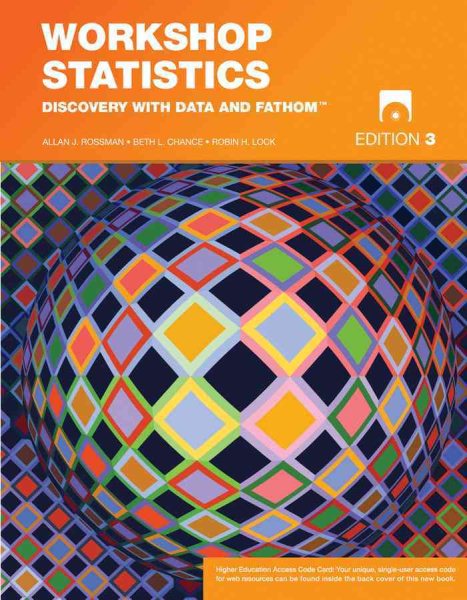 Workshop Statistics: Discovery with Data and Fathom (Key Curriculum Press) cover