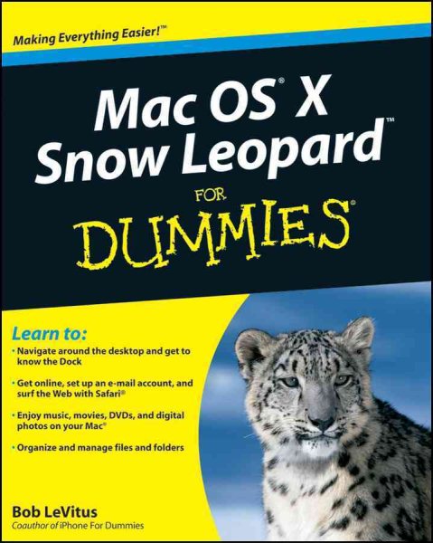 Mac OS X Snow Leopard For Dummies cover