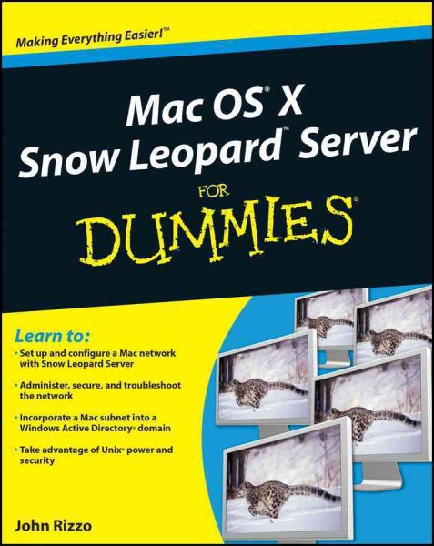 Mac OS X Snow Leopard Server for Dummies cover