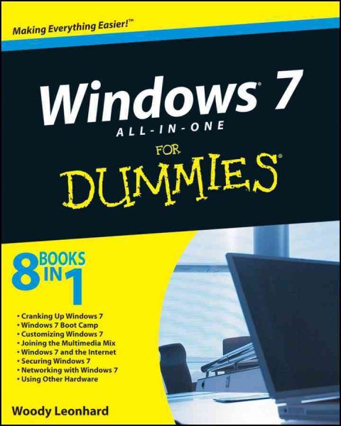 Windows 7 All-in-One For Dummies cover