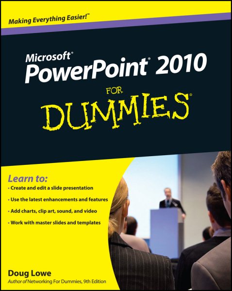 PowerPoint 2010 For Dummies cover