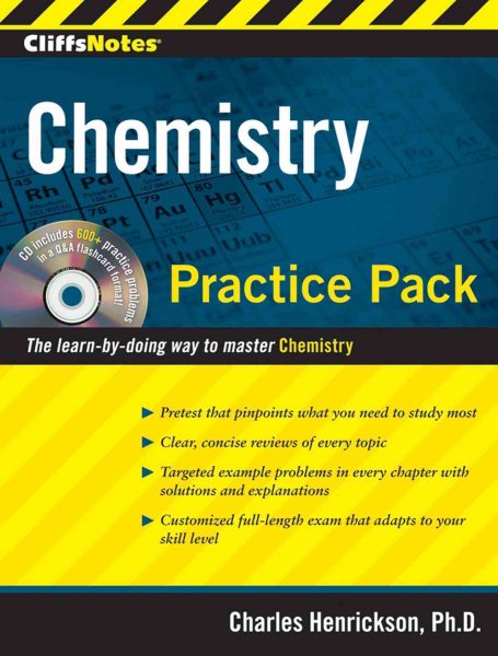 CliffsNotes Chemistry Practice Pack