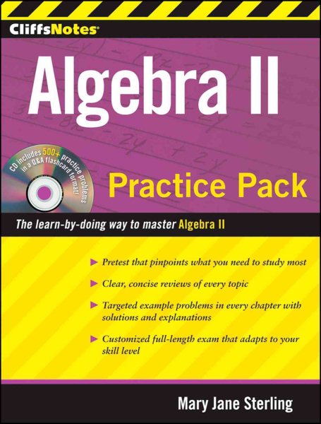 CliffsNotes Algebra II Practice Pack (Cliffnotes) cover