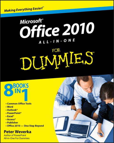 Office 2010 All-in-One For Dummies cover