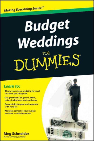 Budget Weddings For Dummies cover