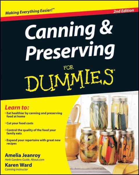 Canning & Preserving For Dummies, 2nd Edition cover
