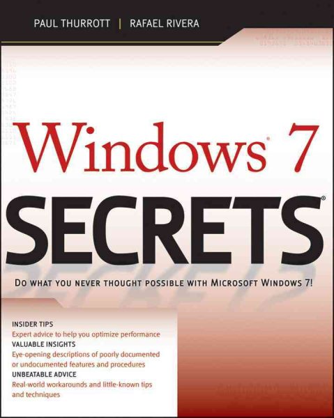 Windows 7 Secrets cover
