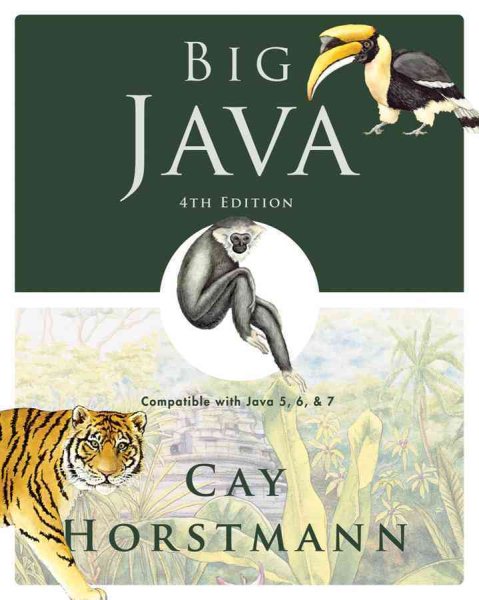 Big Java: Compatible with Java 5, 6 and 7 cover