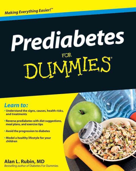 Prediabetes For Dummies cover