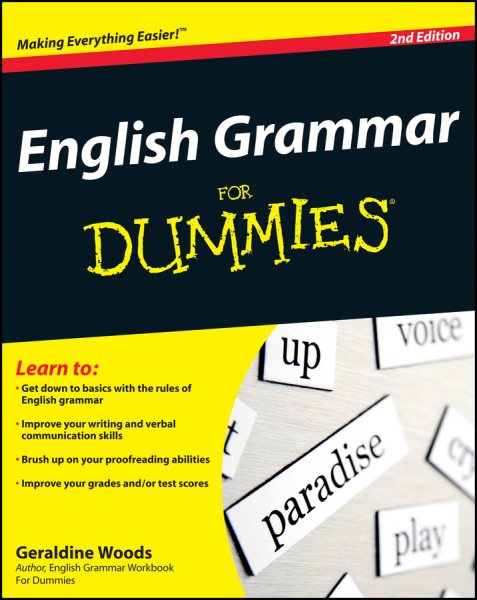 English Grammar For Dummies cover