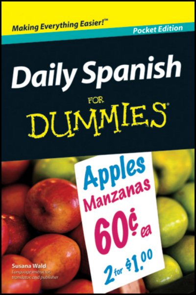 Daily Spanish for Dummies Pocket Edition cover