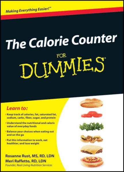 The Calorie Counter For Dummies cover