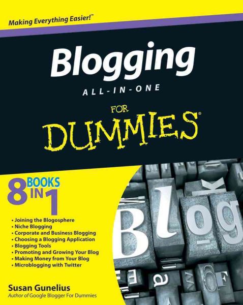 Blogging All-in-One For Dummies cover