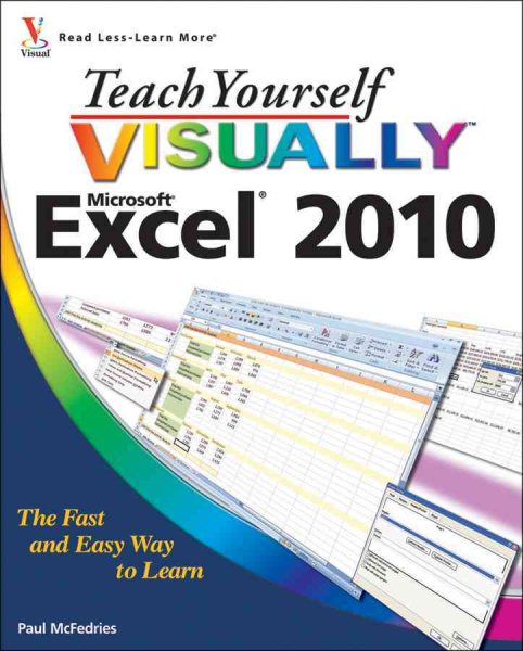 Teach Yourself VISUALLY Excel 2010 cover