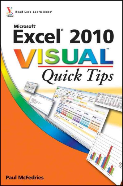 Excel 2010 Visual Quick Tips cover
