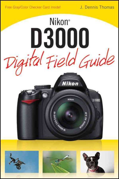 Nikon D3000 Digital Field Guide cover