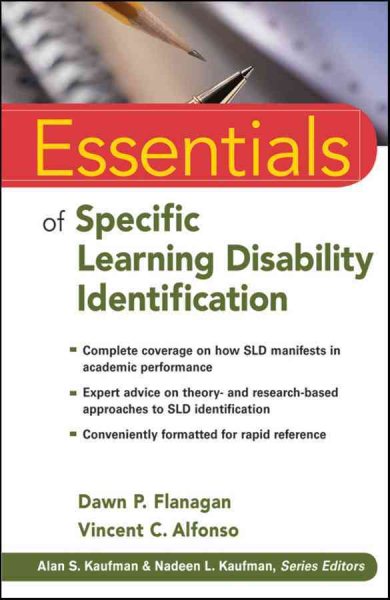 Essentials of Specific Learning Disability Identification cover