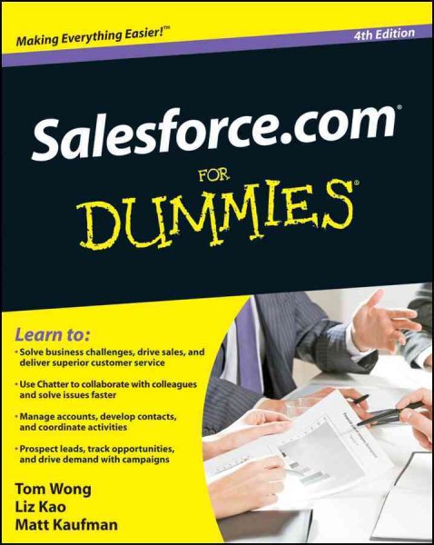 Salesforce.com For Dummies cover