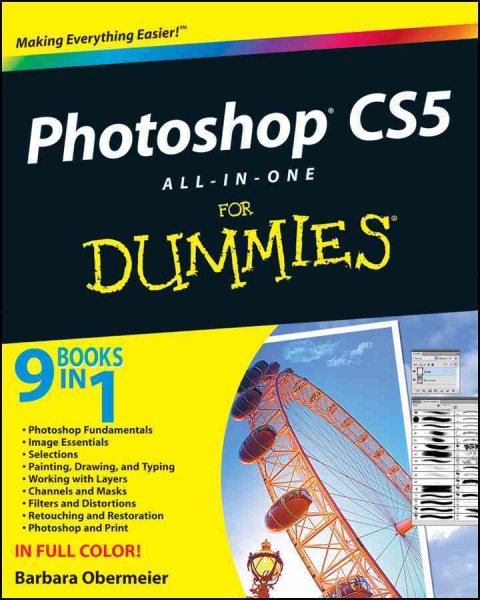 Photoshop CS5 All-in-One For Dummies cover