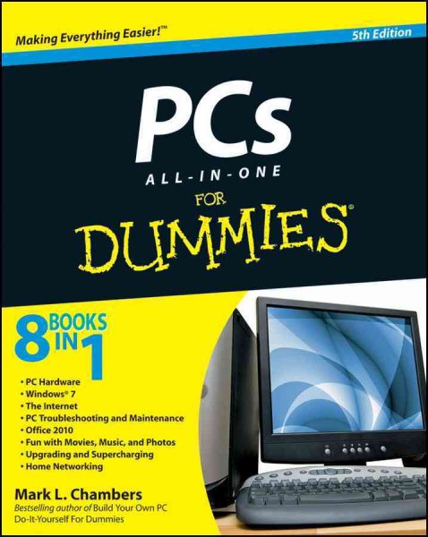 PCs All-in-One For Dummies cover