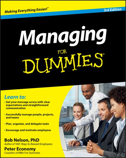 Managing For Dummies cover