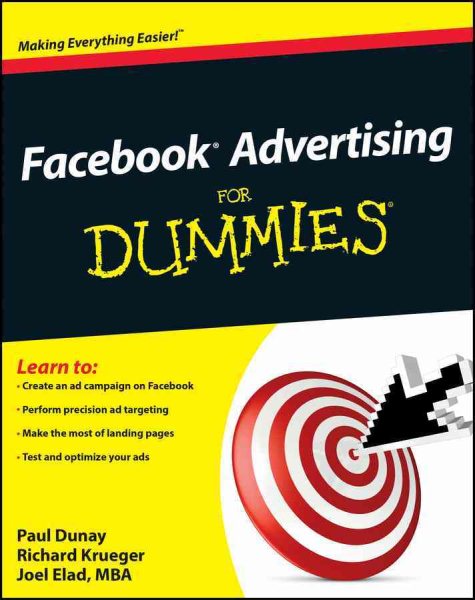 Facebook Advertising For Dummies cover